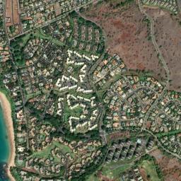 Satellite view of Maui Perouse Bay