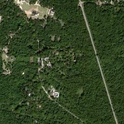 Mayan Pyramids, Yucatan, Mexico High Resolution Satellite Map