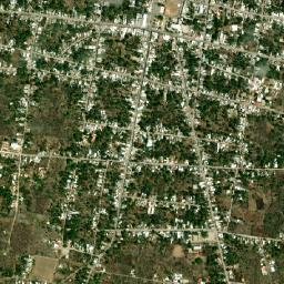 Halachó map(satellite map)