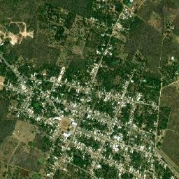 Pustunich map(satellite map)