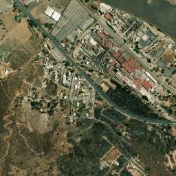 Colonia la Granjena map(satellite map)