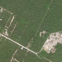 Ciudad Chemuyil map(satellite map)