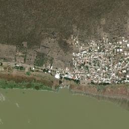La Angostura map(satellite map)