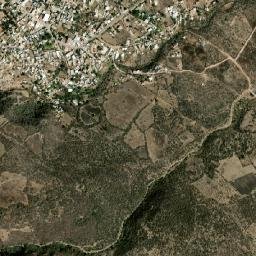 Piedras de Lumbre map(satellite map)
