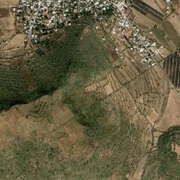 Las Letras map(satellite map)