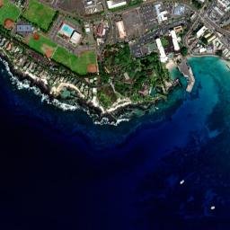 Kailua-Kona map(satellite map)