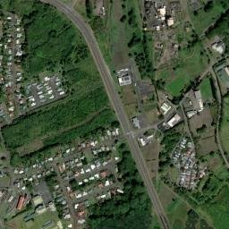 Kea‘au map(satellite map)