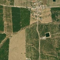 Las Canoas map(satellite map)
