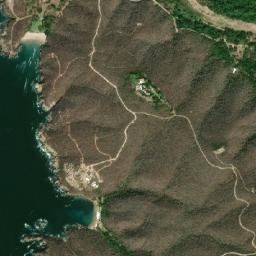 Chamela Jalisco map(satellite map)