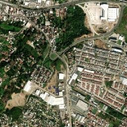 Las Trancas map(satellite map)