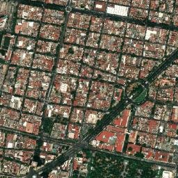 Cuauhtémoc map(satellite map)