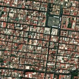 Mexico City, Mexico High Resolution Satellite Map