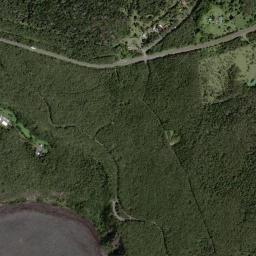 Satellite view of Thurston Lava Tube (Nāhuku)