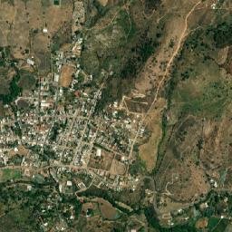 Etúcuaro map(satellite map)