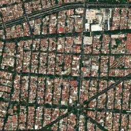 Benito Juarez map(satellite map)