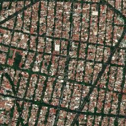 Colonia del Valle map(satellite map)
