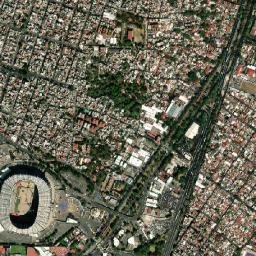 Mexican Aztec Satellite Map