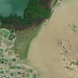 Grande Saline map(satellite map)