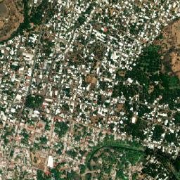 La Huacana map(satellite map)