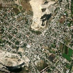 Calera Chica map(satellite map)