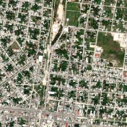 Escárcega map(satellite map)