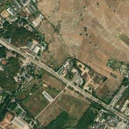 Amphoe Mueang Lamphun map(satellite map)