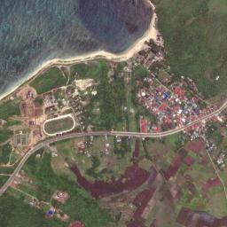 Satellite view of Cape Bojeador South