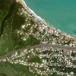 Playa Fortuna map(satellite map)