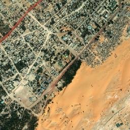 Faya-Largeau map(satellite map)