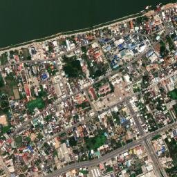 Nong Khai map(satellite map)