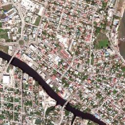 Belize City map(satellite map)