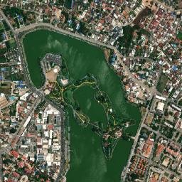 Udon Thani map(satellite map)