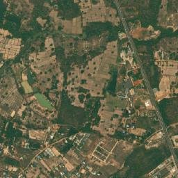 Amphoe Mueang Sakon Nakhon map(satellite map)