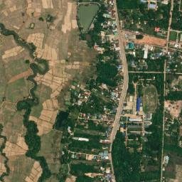 Amphoe Kut Bak map(satellite map)