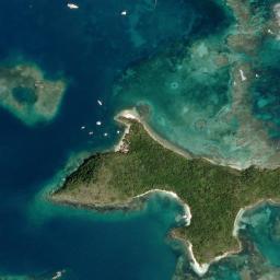 Satellite view of Green Island