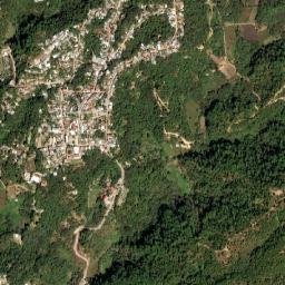 Teojomulco map(satellite map)