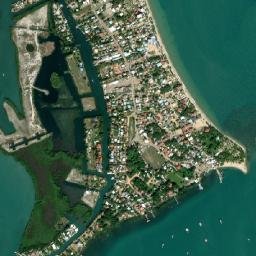 Placencia map(satellite map)