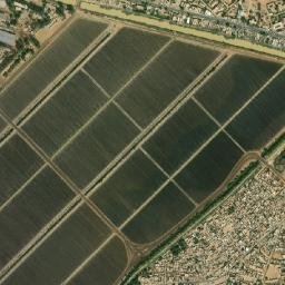 Richard-Toll map(satellite map)