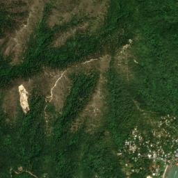 Guanaja map(satellite map)