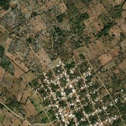 Tzinil map(satellite map)