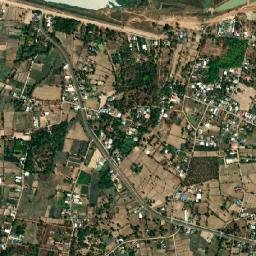 Amphoe Mueang Amnat Charoen map(satellite map)