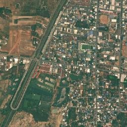 Amphoe Phon map(satellite map)