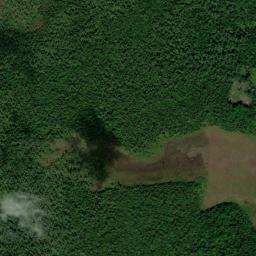Satellite view of The Río Plátano Biosphere Reserve
