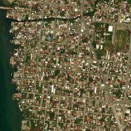 Puerto Barrios map(satellite map)