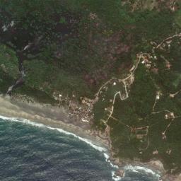 Satellite view of Playa Ventanilla