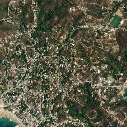 Puerto Ángel map(satellite map)