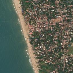 Calangute map(satellite map)