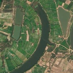 Amphoe Maha Chana Chai map(satellite map)