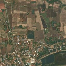 Amphoe Kham Sakae Saeng map(satellite map)