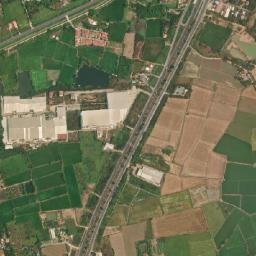 Amphoe Phrom Buri map(satellite map)